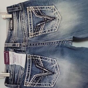 Vigoss capris womans size 30 blue  jeans nwt